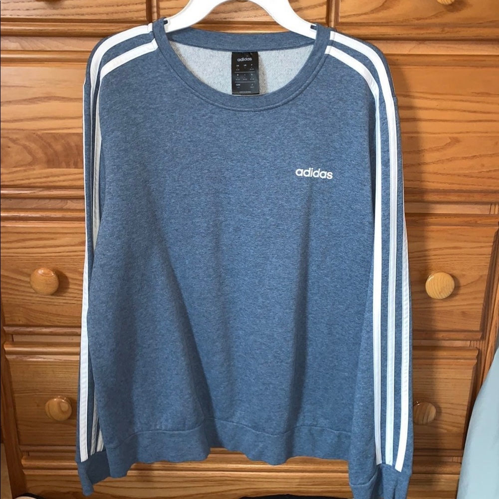 Blue Adidas Crewneck Sweater